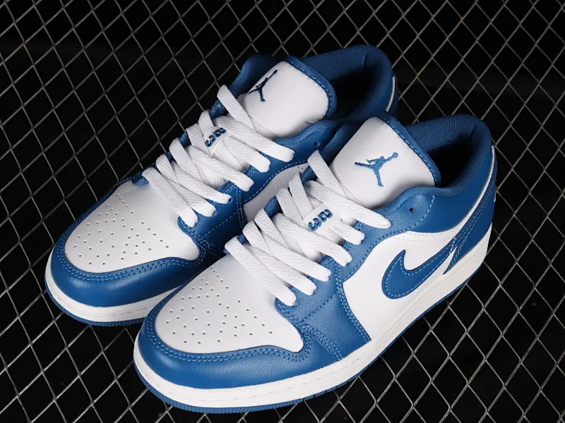 All categories Air Jordan Jordan series basketball shoes Air Jordan 1 Low G version pure original Air Jordan 1 Low "Dark Marina Blue" AJ1 Joe 1 University Blue DC0774-114